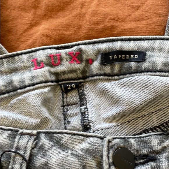 Lux cigarette low rise jeans with bottom zips - Picture 4 of 5